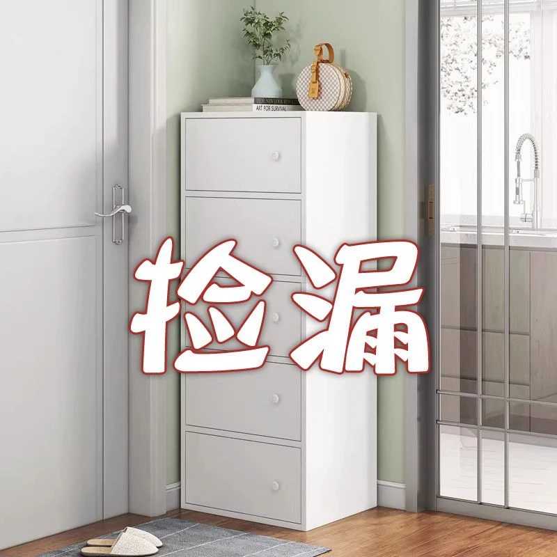 新疆包邮门口简约多层鞋柜玄关柜靠墙角柜鞋架封闭式家用多功能收