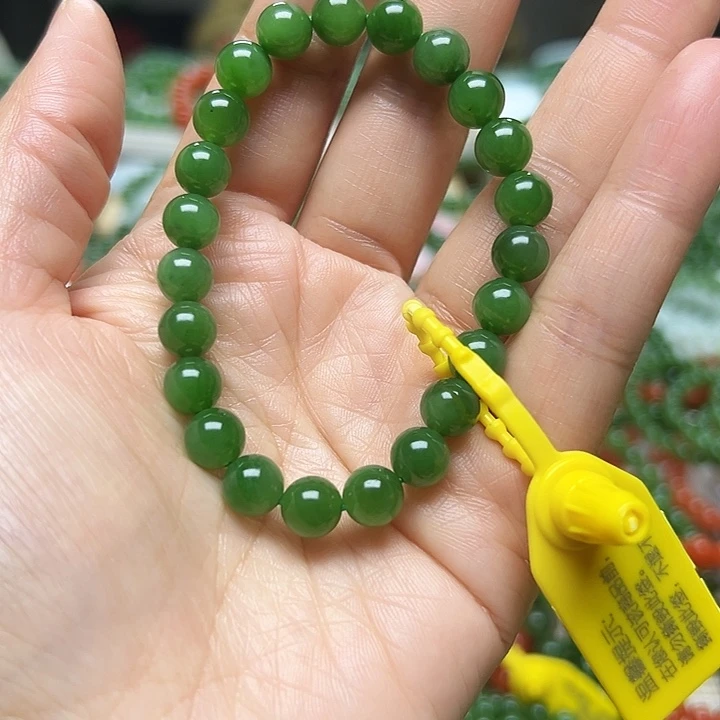 和田玉（碧玉）未镶嵌手链