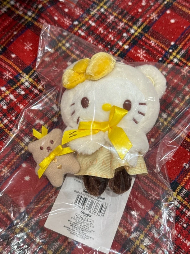 朵拉专拍黄色小熊kitty挂件