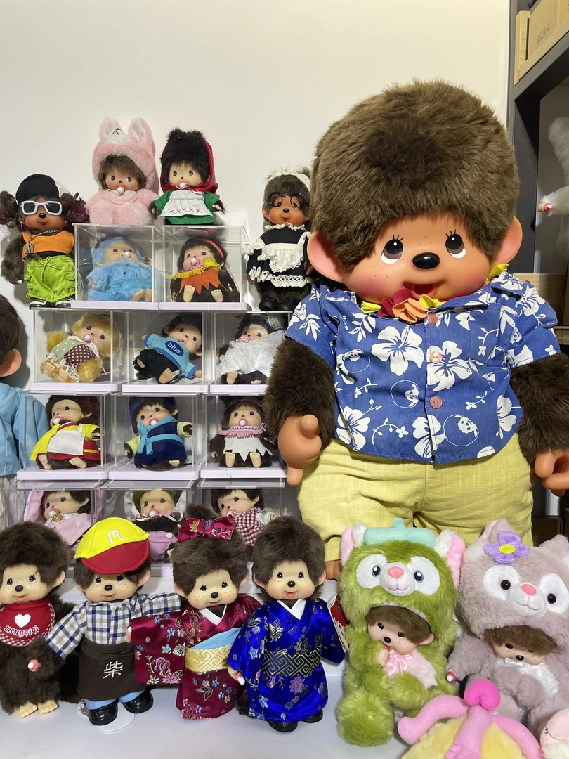 蒙奇奇毛绒公仔 默认微瑕，no退no换