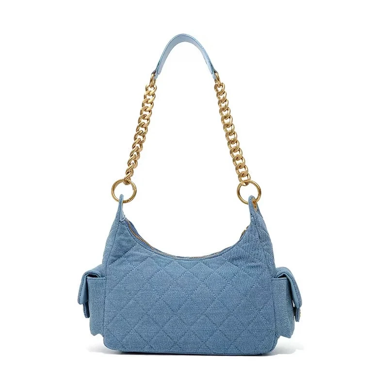 2609香家HOBO牛仔包包休闲时尚夏季女包大托特单肩