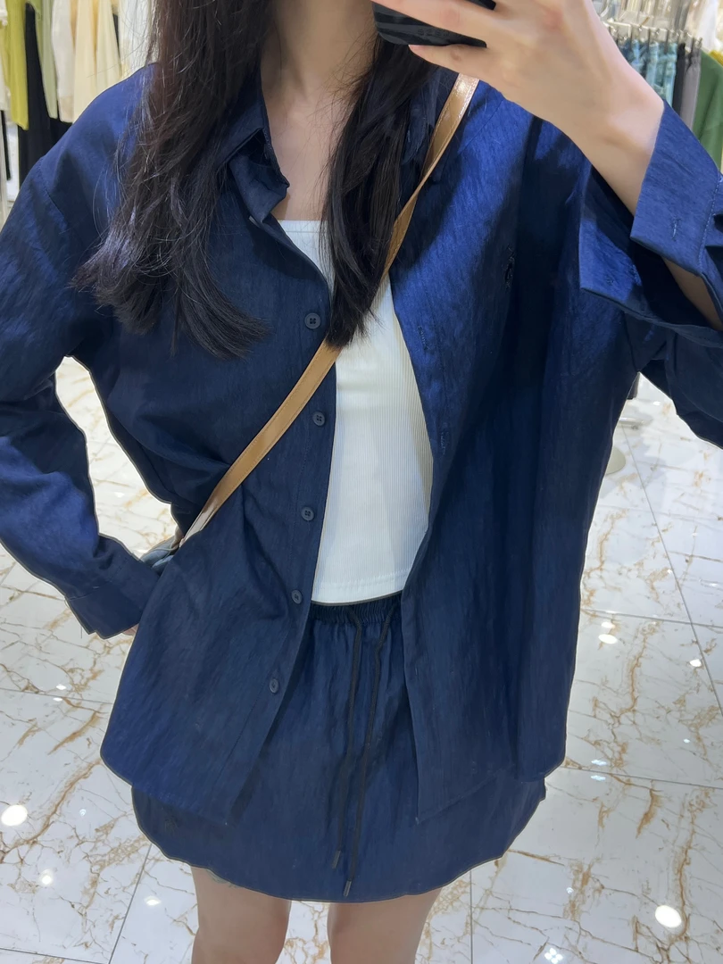 HLH/春夏新款宽松印花显瘦长袖休闲三件套装（1 810）