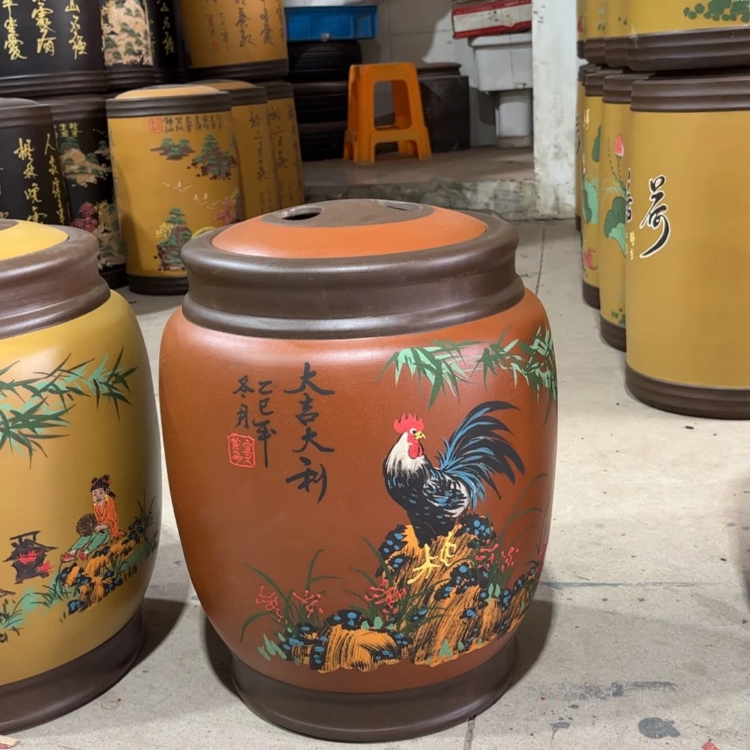 紫砂茶叶罐45 饼茶叶罐