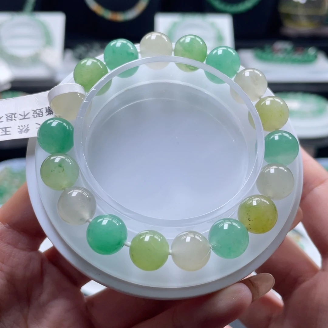 未镶嵌手串石英质玉（非洲翠）