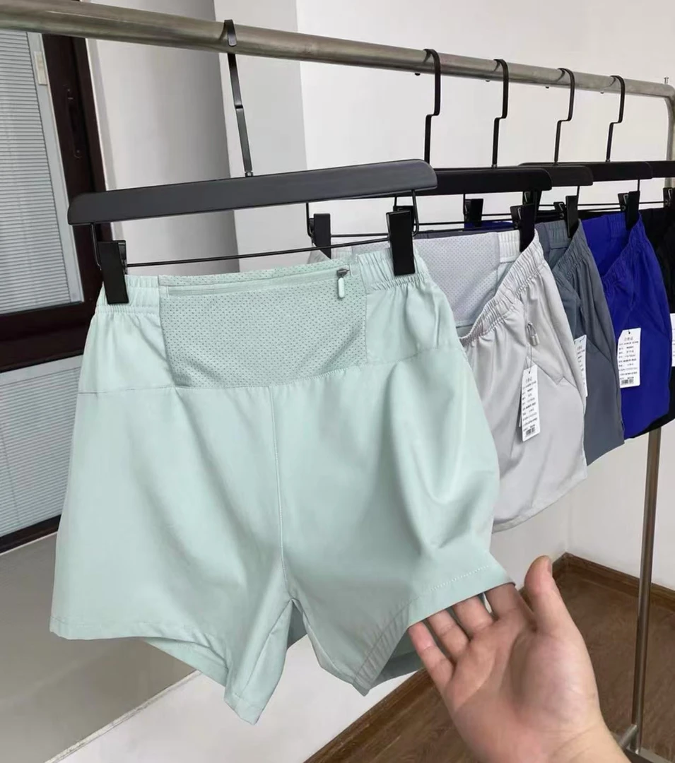 小迪代工 可放手机 男士户外运动健身跑步马拉松运动速干短裤