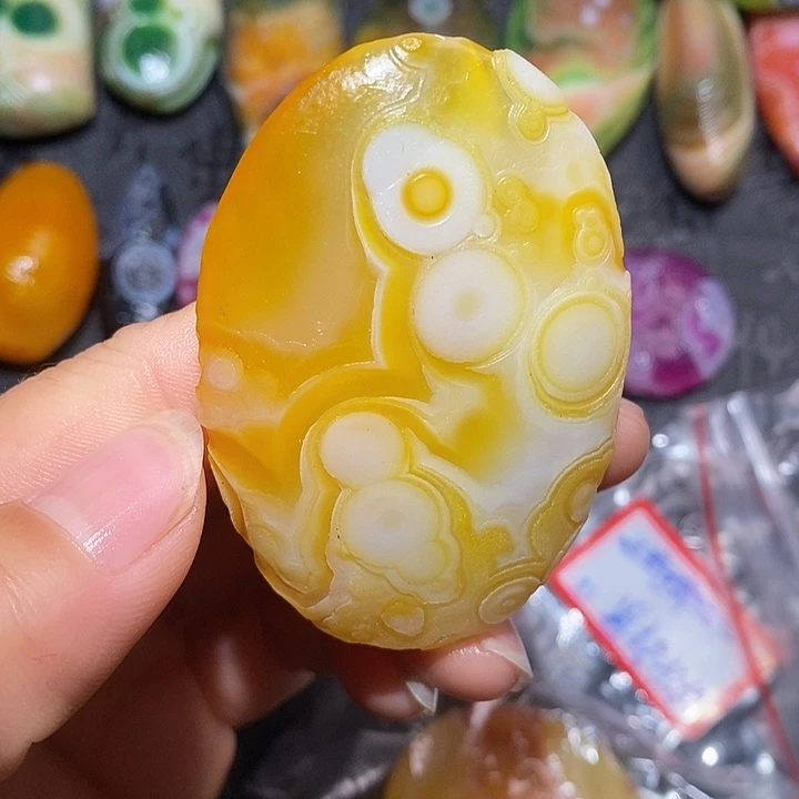 围***妈玛瑙/玉髓合金颈饰