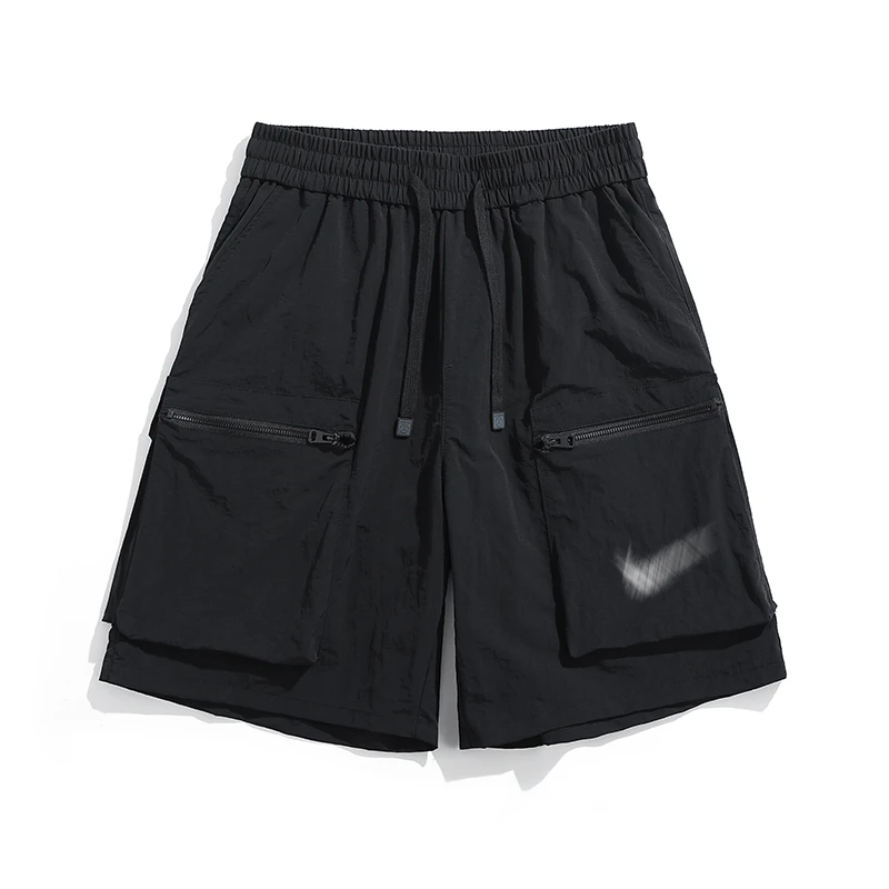 夏季短裤青春活力日系短裤男宽松休闲宽松户外五分裤透气中裤A