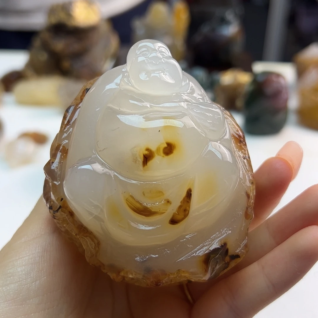 玛瑙/玉髓未镶嵌项链