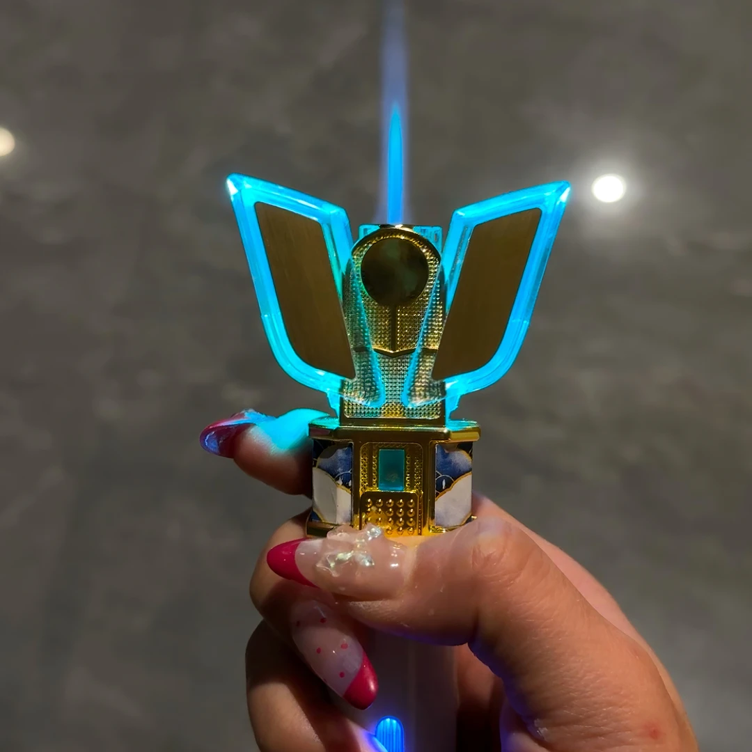 迪迦召唤器神光棒发光充电打火机防风创意个性奥特曼送男友点烟器