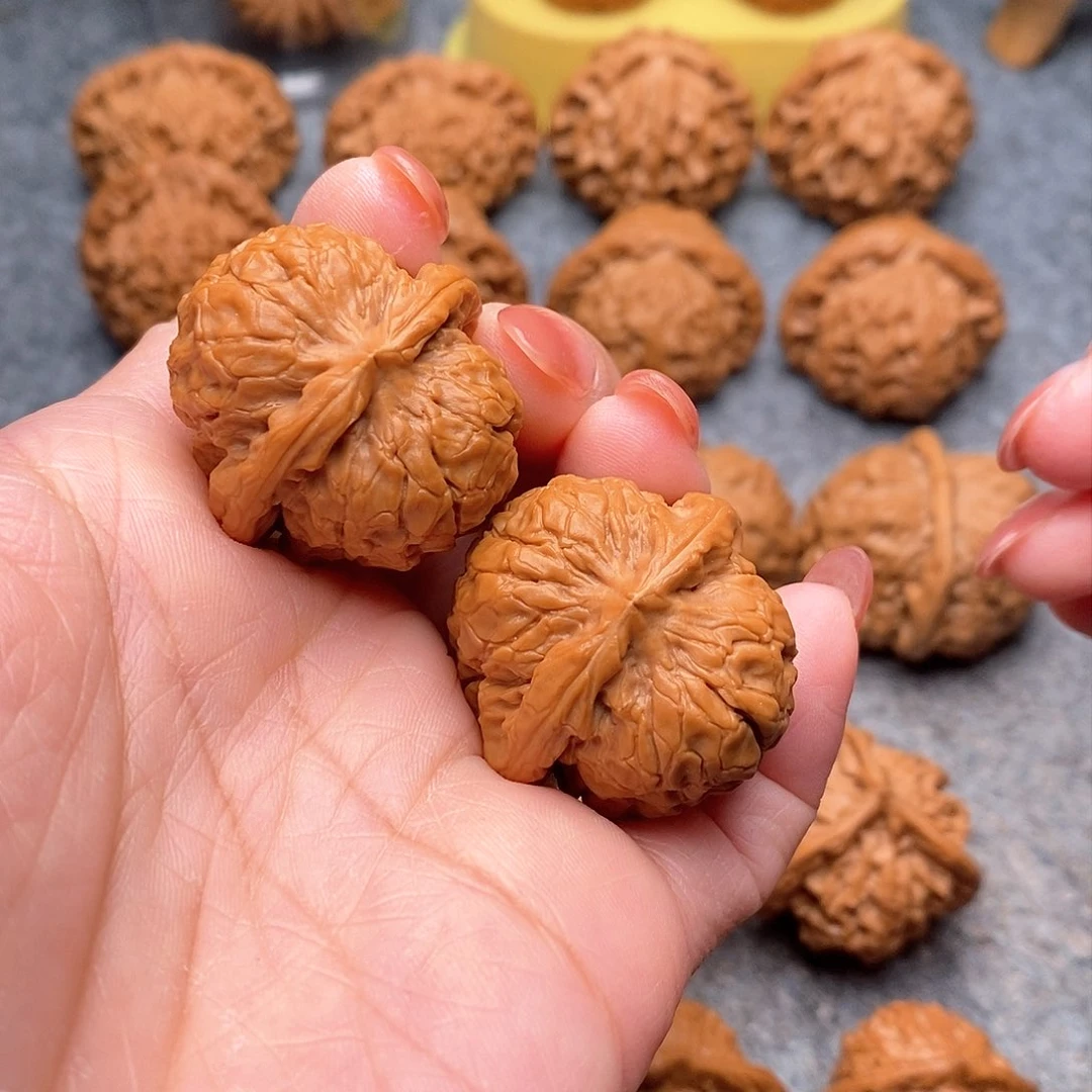 文玩核桃把件精品甲骨文32全品