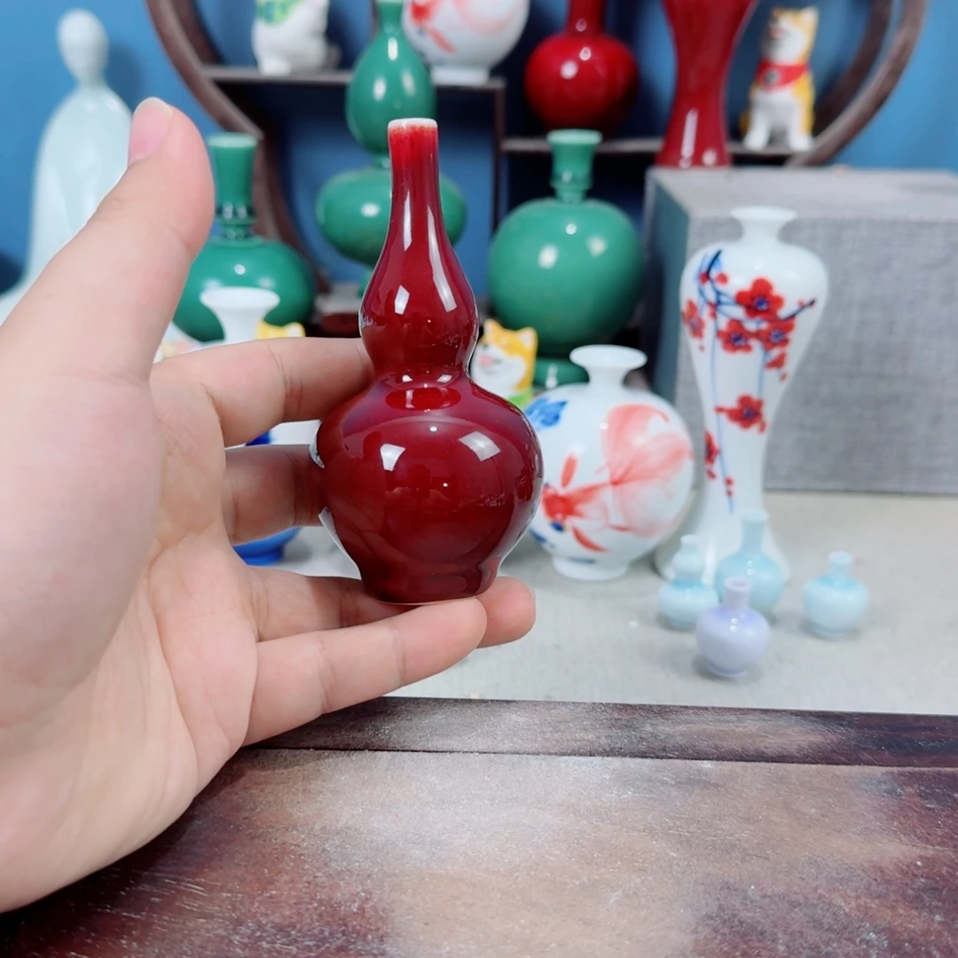 陶瓷手工小花器摆件