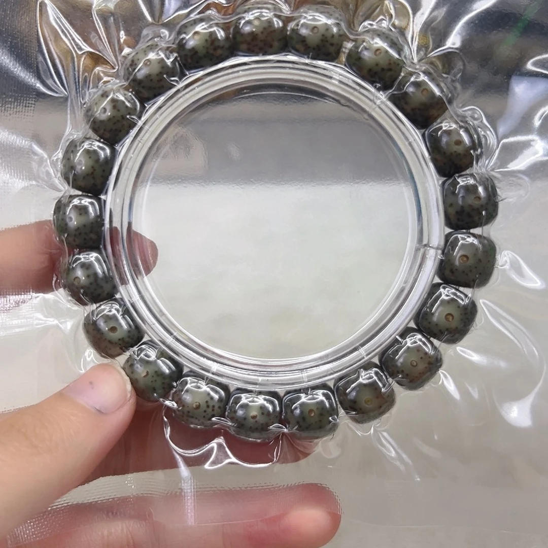 星月菩提手串20传说星月菩提绿冰单圈1.1