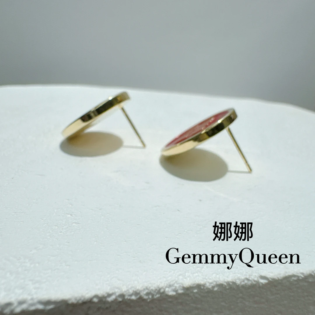 铜合金珐琅耳饰 闪耀GemmyQueen耳环GQ00887