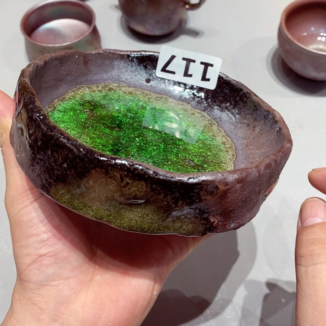 柴烧茶具陶瓷杯子