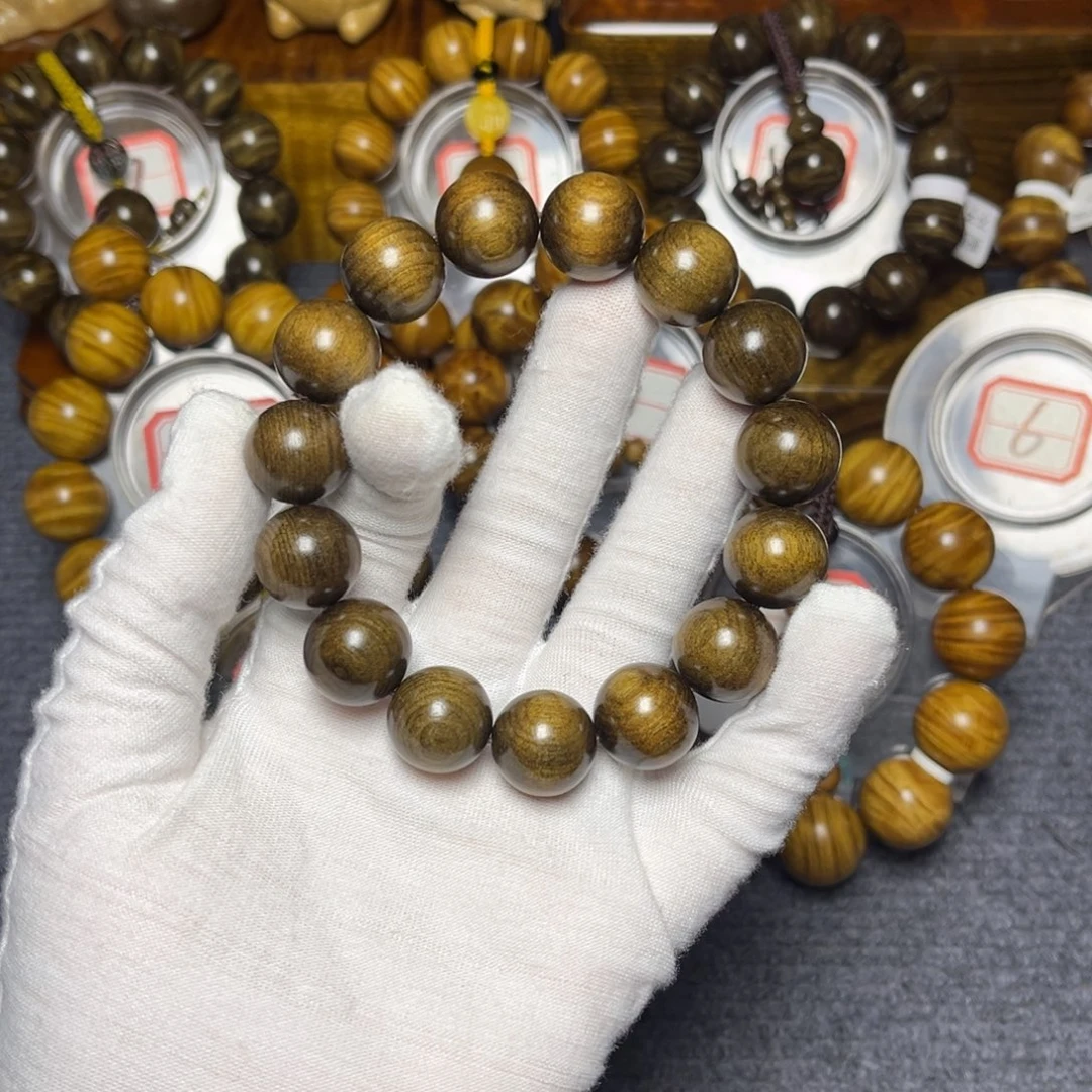 骁***军手串/手链楠木（金丝楠）代替链接金蟾82