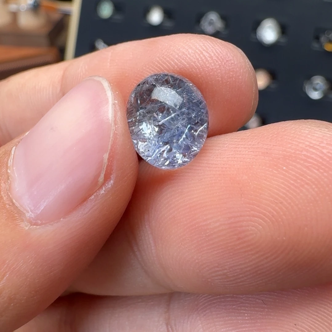 蓝线戒指定制款不退不换未镶嵌水晶?****?