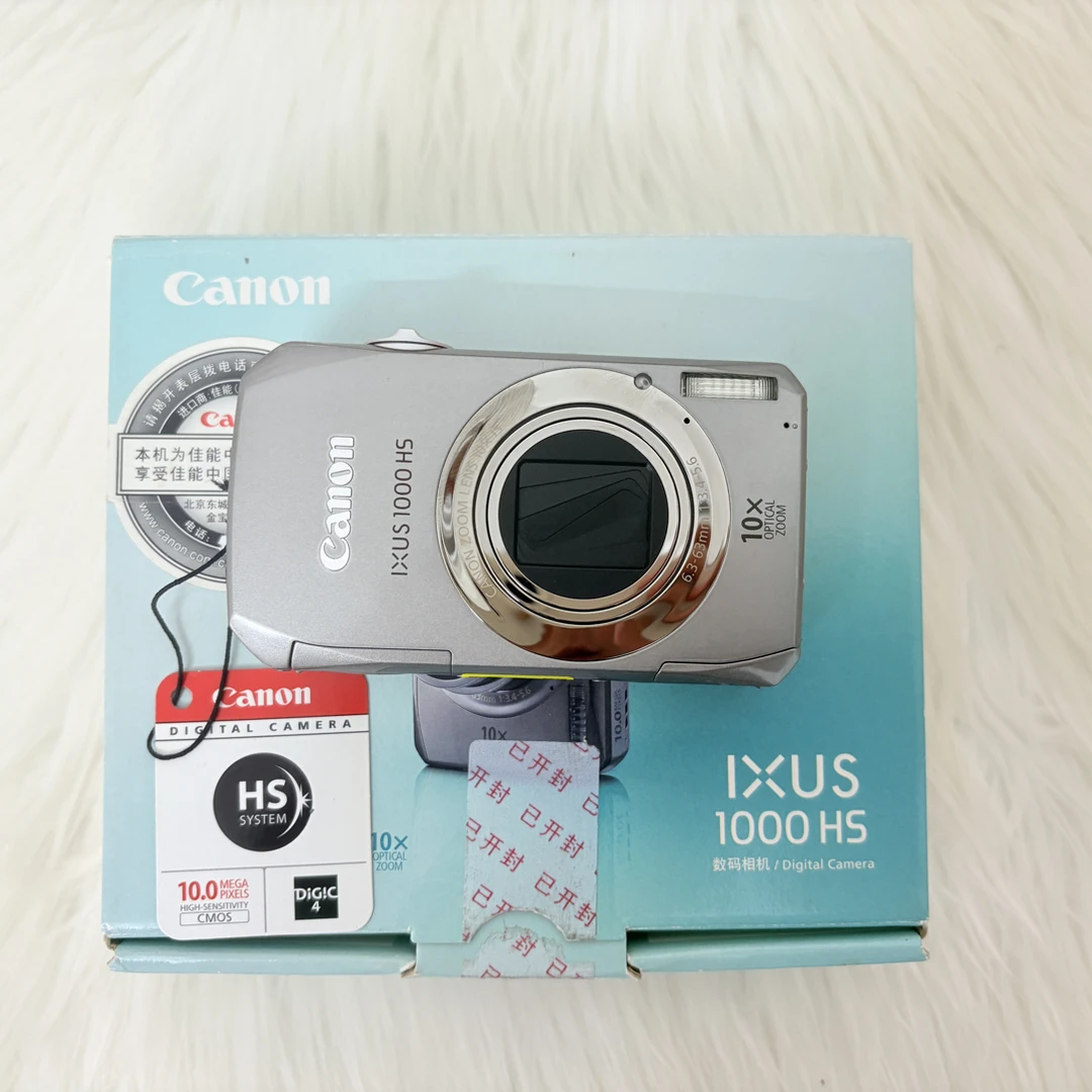 95新 Canon/佳能 ixus1000 复古冷白皮 色彩鲜艳 带原盒原装配件