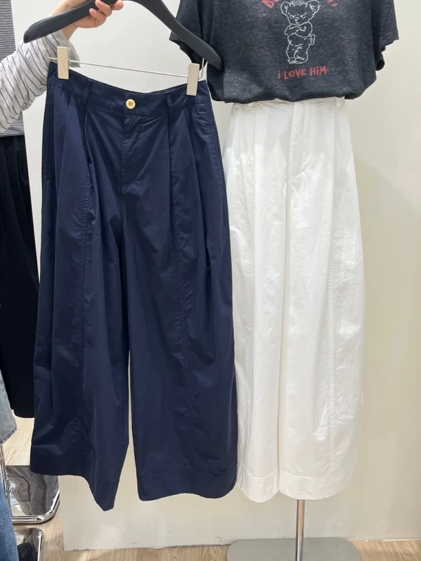 6157小弯刀百搭遮肉阔腿裤