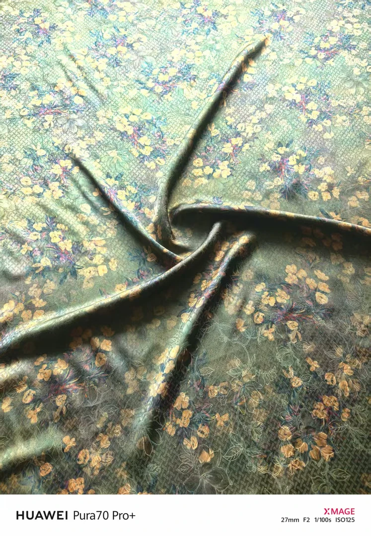 梅花四经绞萝专拍 新中式梅花 100纯丝香云纱面料丝绸布料