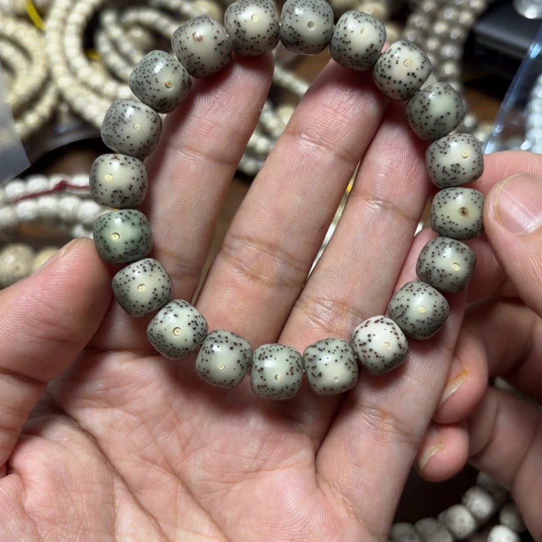 手串星月菩提星月石玉料11