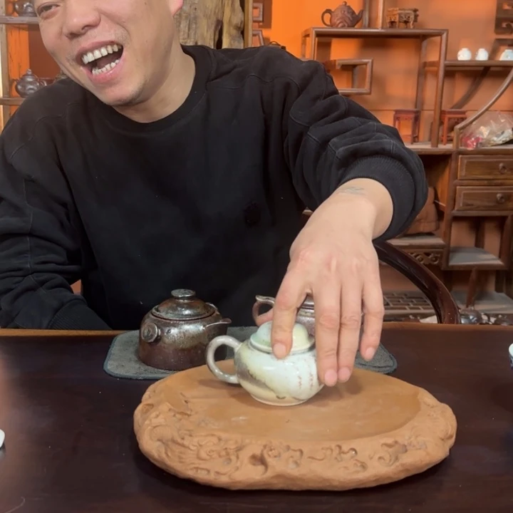 紫砂柴烧手工茶器
