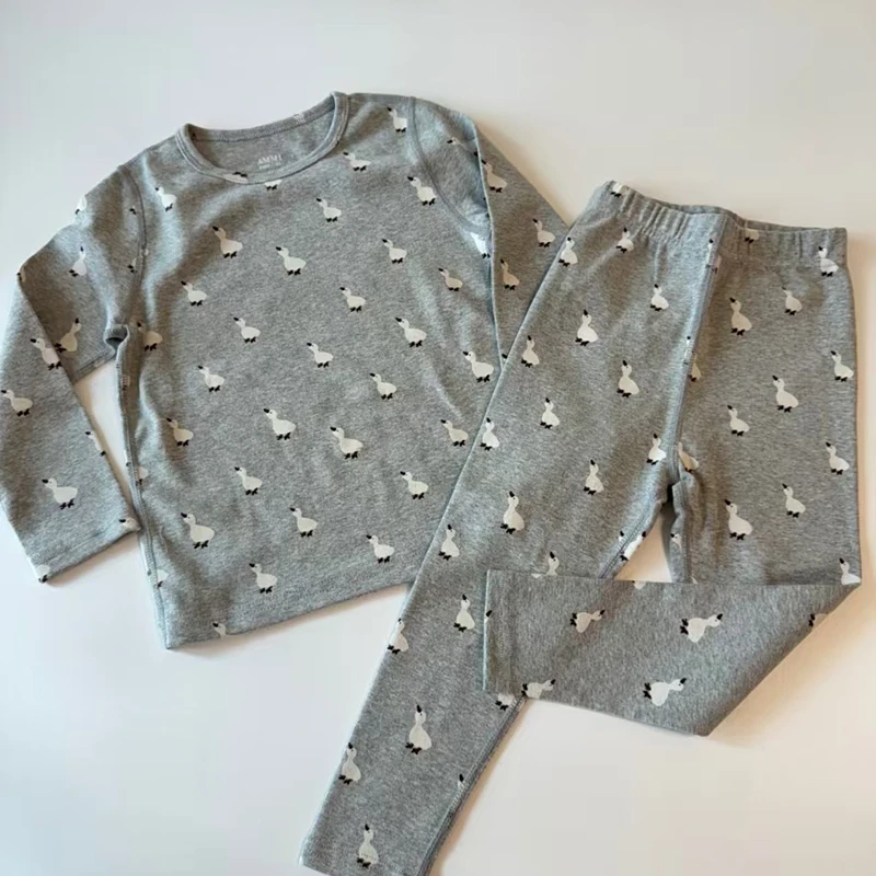 Q2720#WYSL-G6728橘色家居服品牌童装