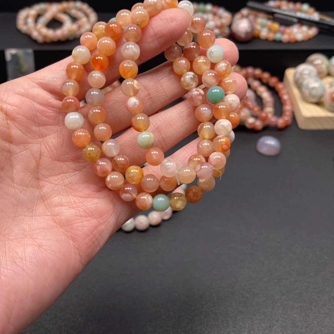 玛瑙/玉髓未镶嵌手链