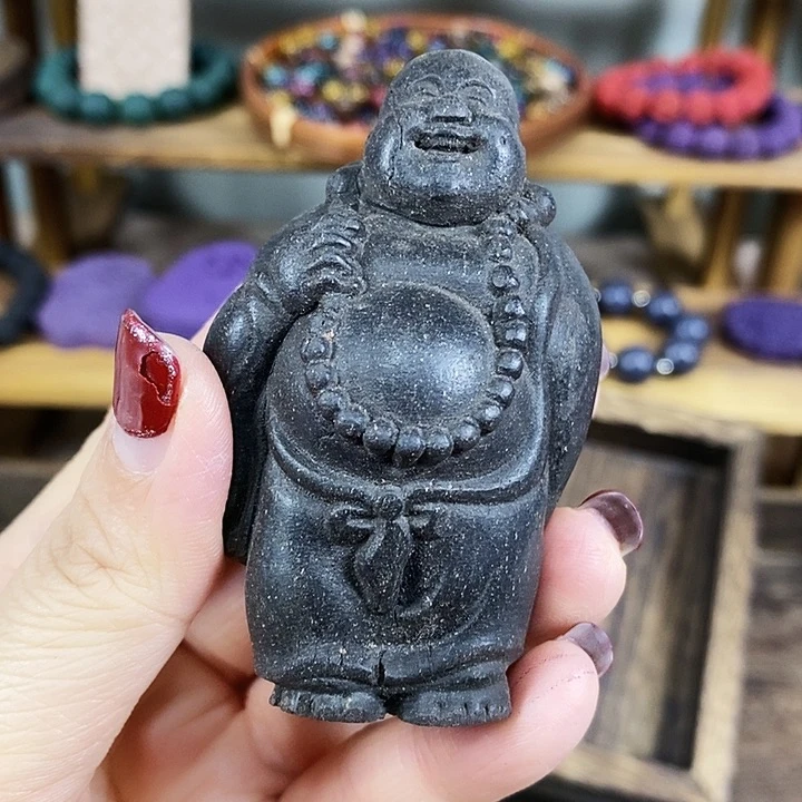 【黑龙涎佛公】非遗古法天然合香手把件微瑕