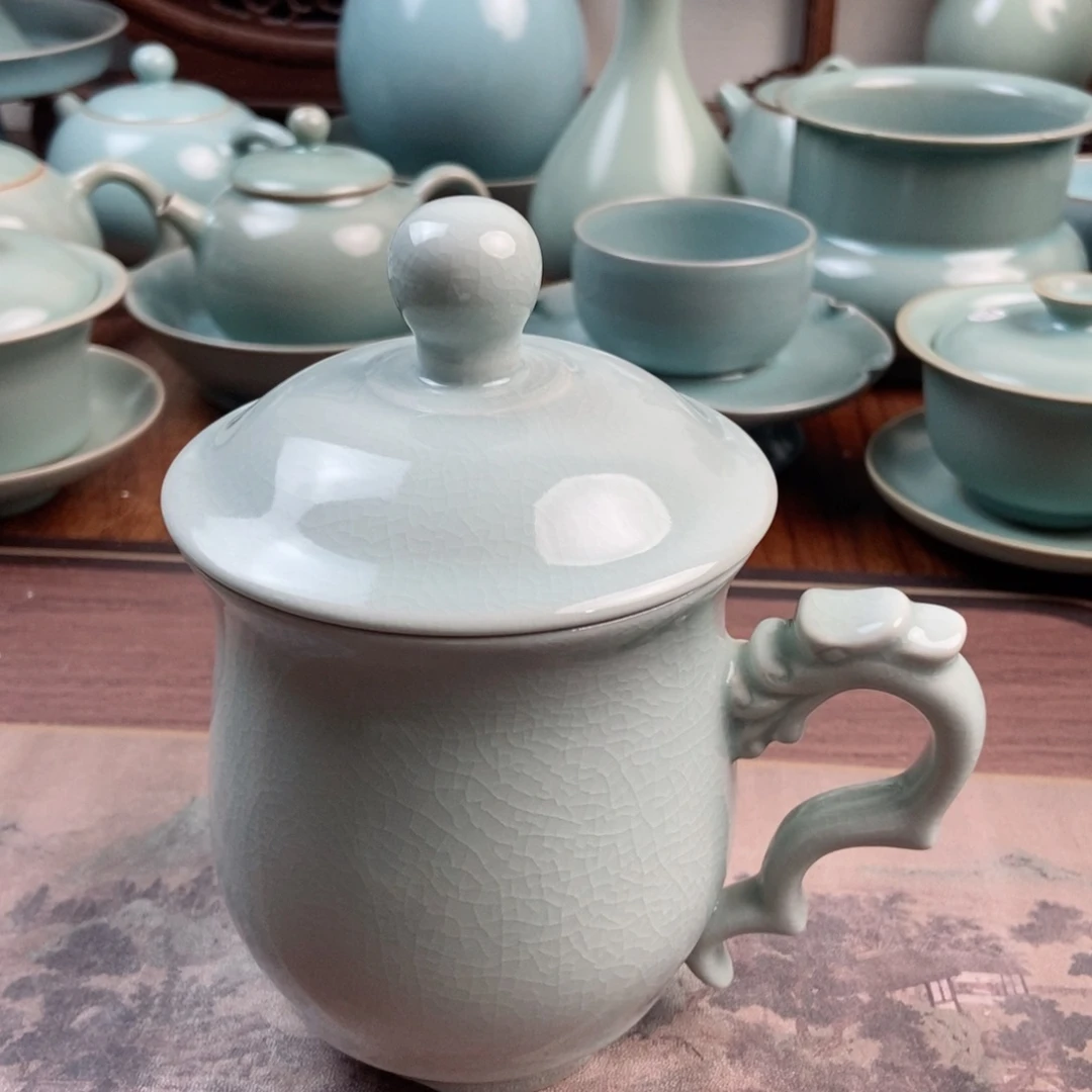 摆件原产地原矿汝瓷～茶器