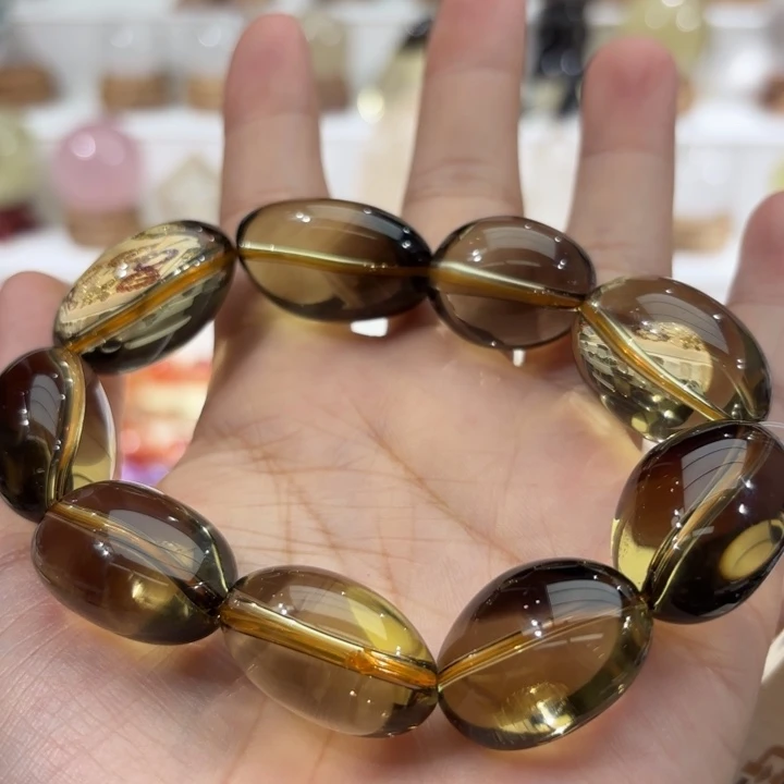 未镶嵌手链水晶黄水晶