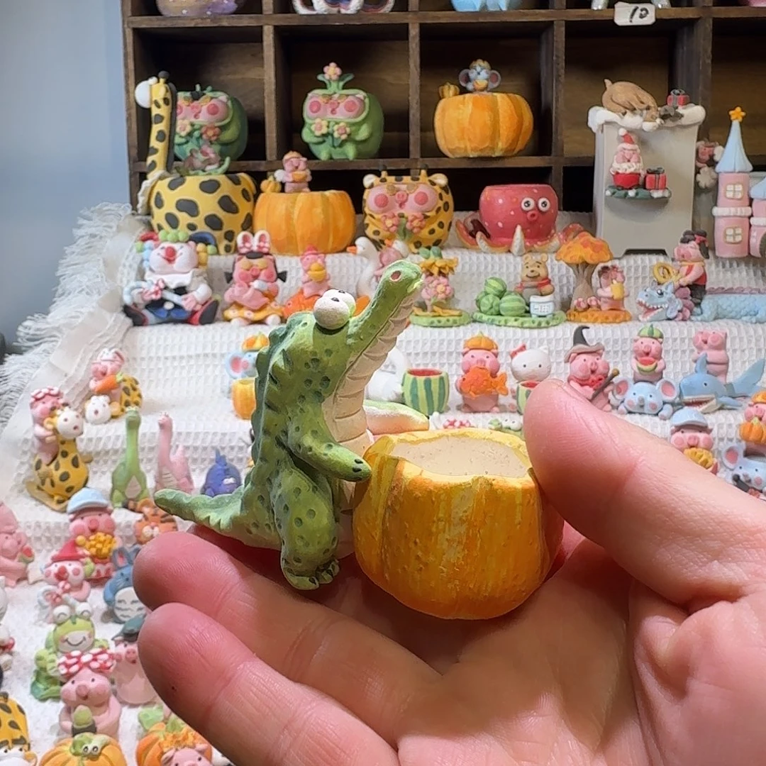 厂家直销手工花盆摆件