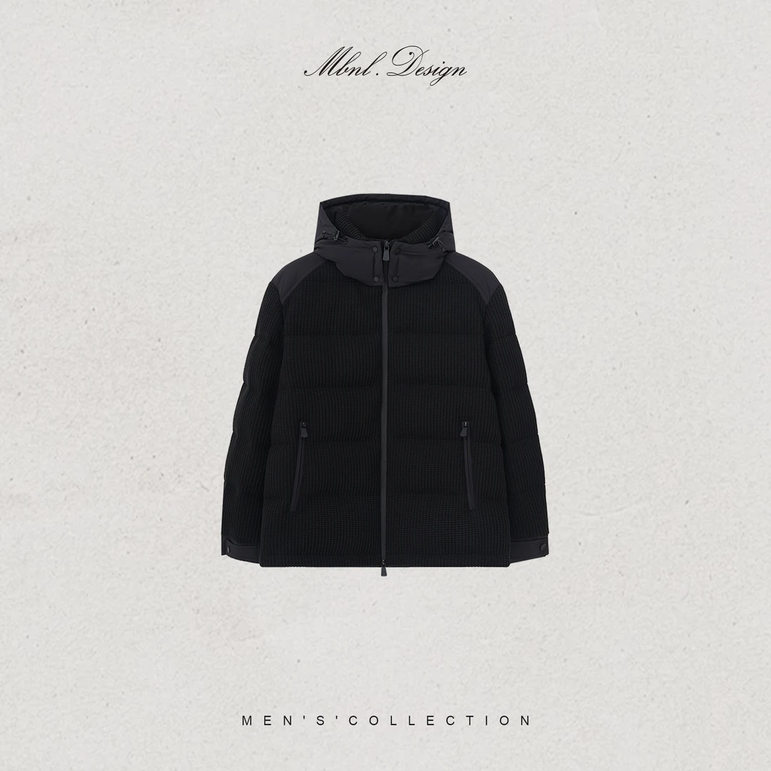 MBNL-F「Black Knight」秦磊男装90白鹅绒针织羽绒服LL-WYR7062