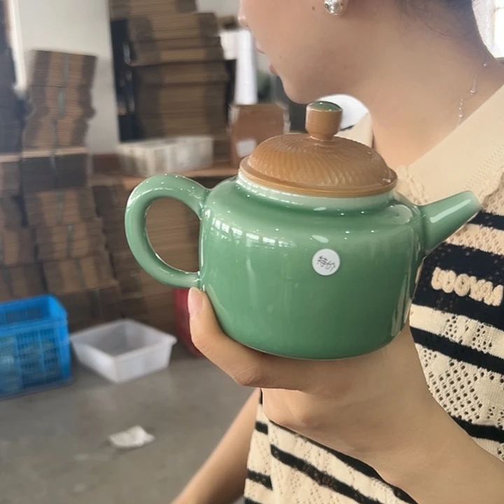 龙泉云间青瓷小米茶器