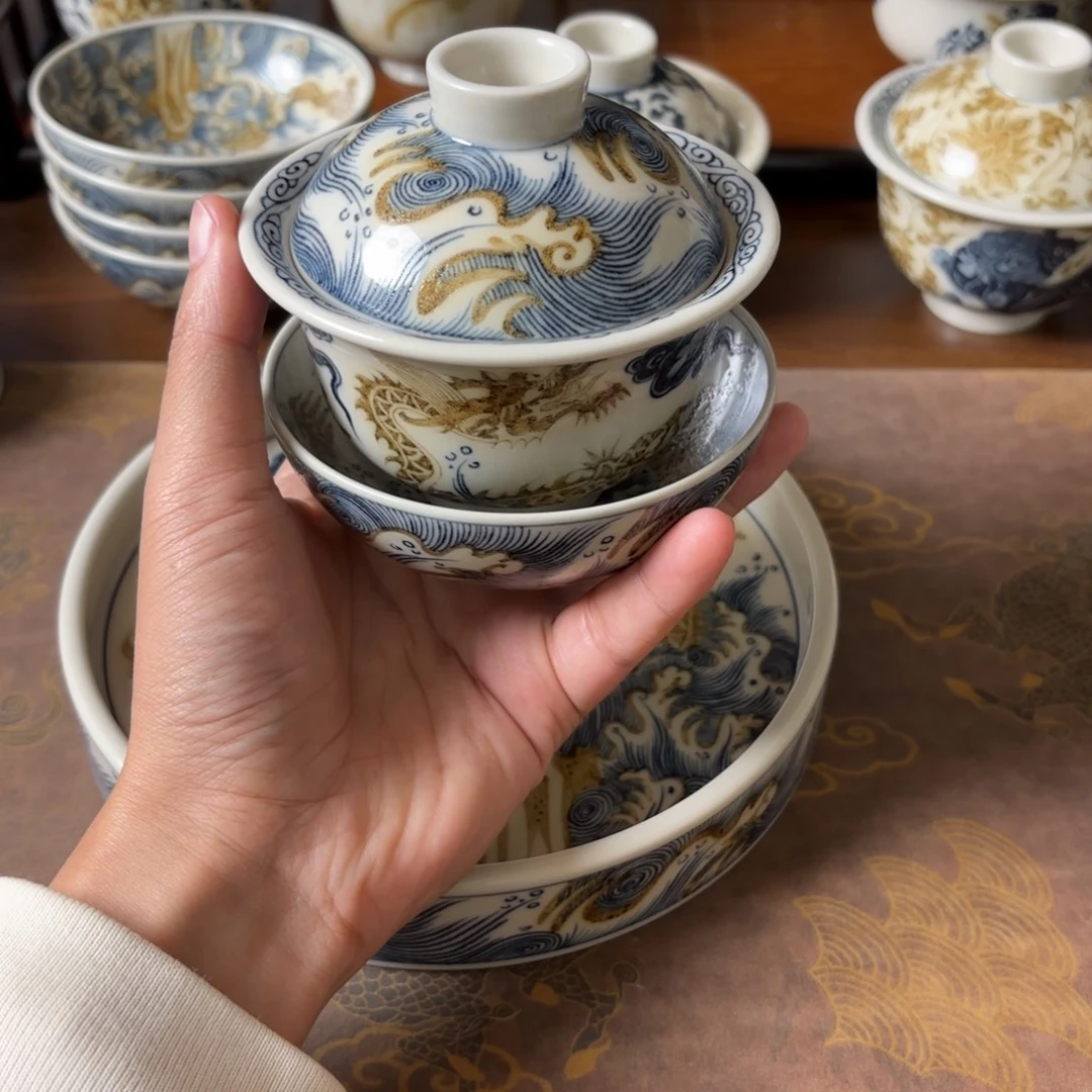 I***。摆件景德镇手绘茶具福利