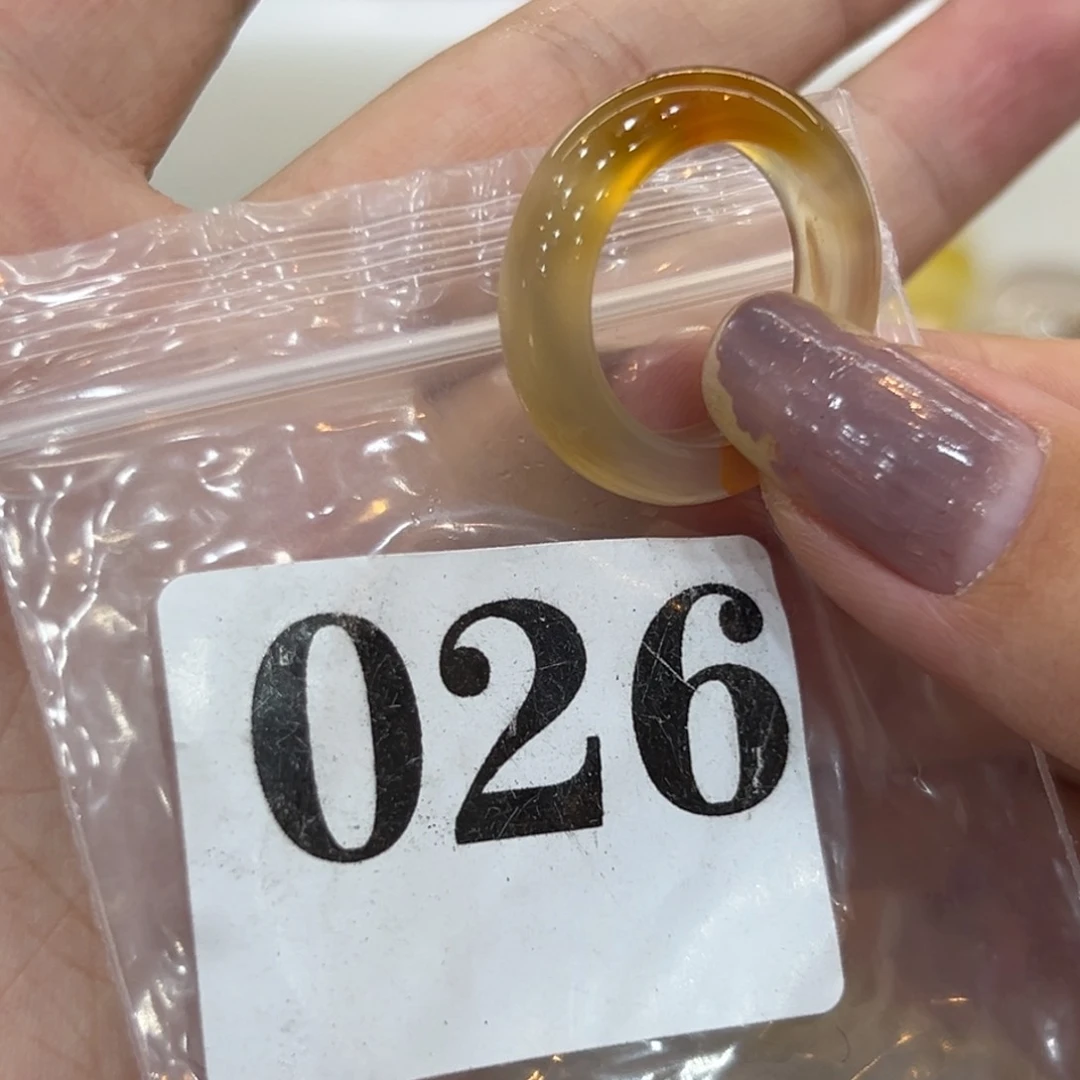 玛瑙/玉髓戒指合金26港17