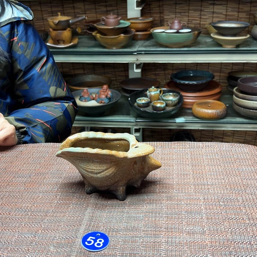 紫砂紫砂粗陶茶具来捡漏58