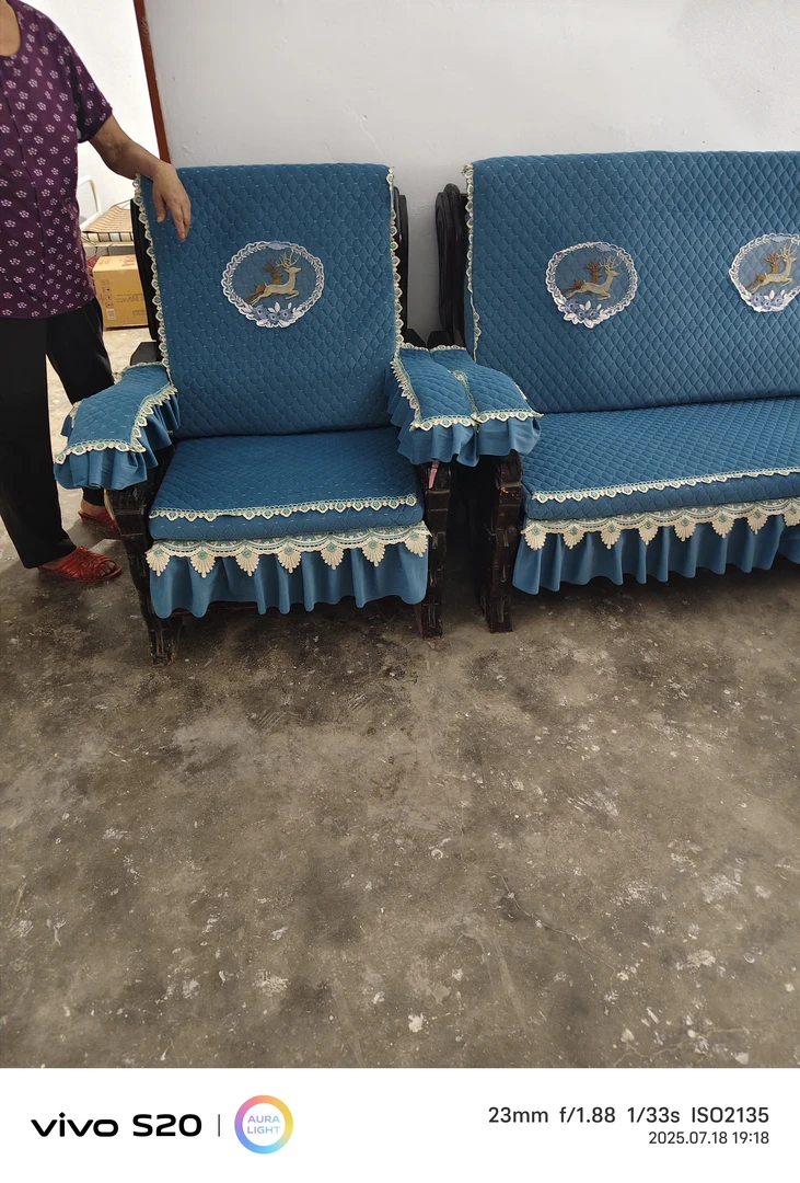 荷兰绒椅子套不动不划