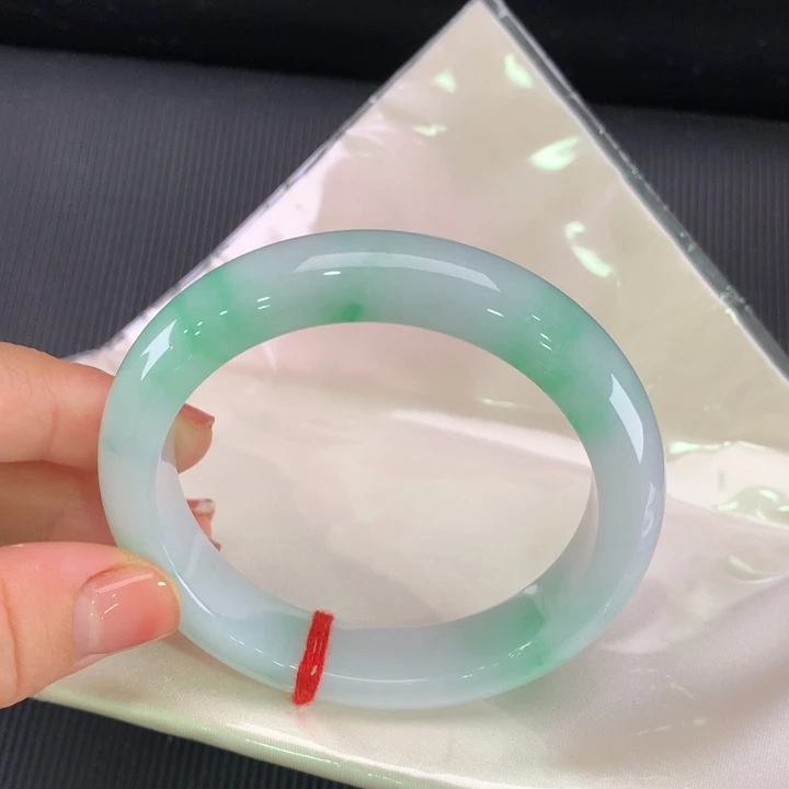 未镶嵌手镯翡翠正圈57