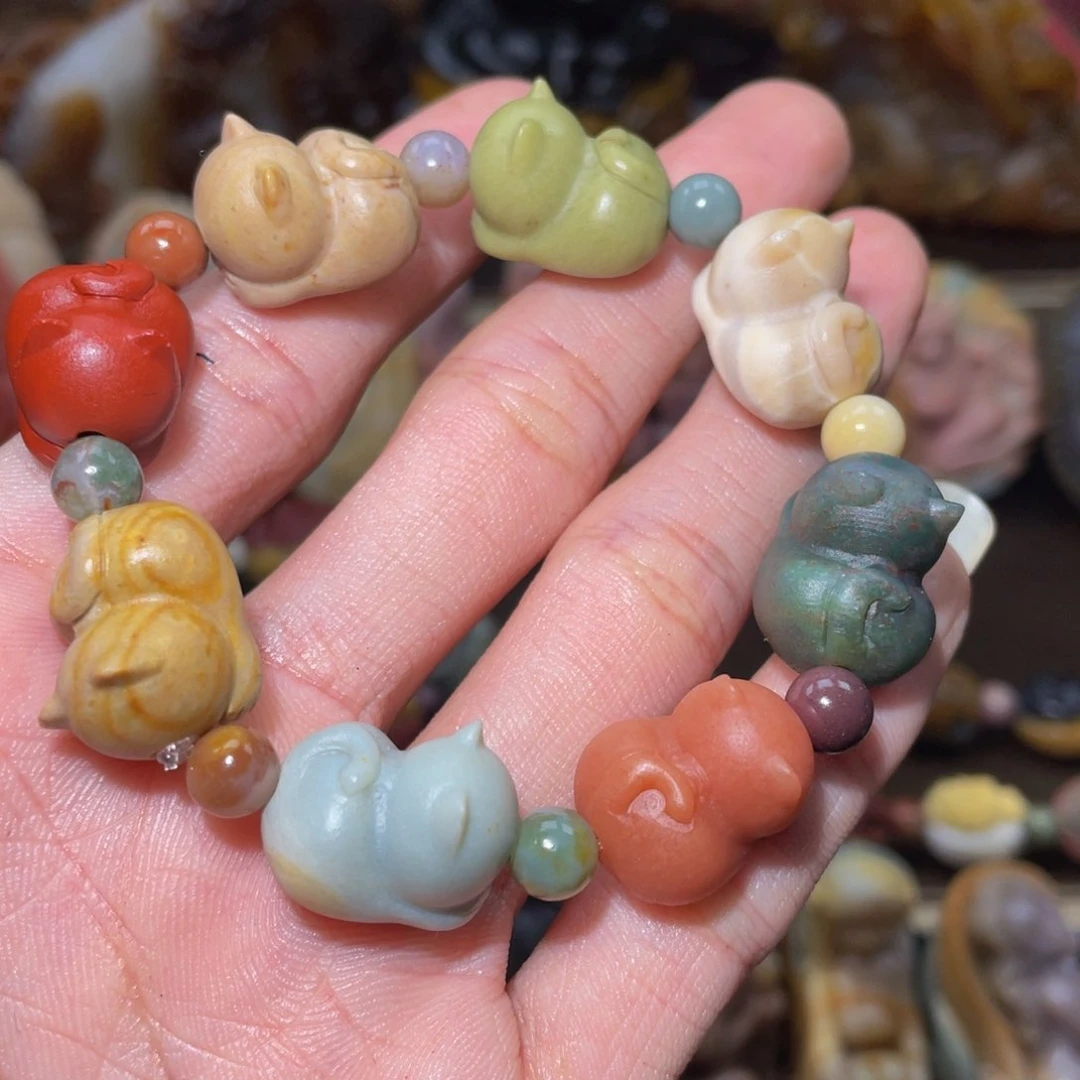 未镶嵌手串石英质玉