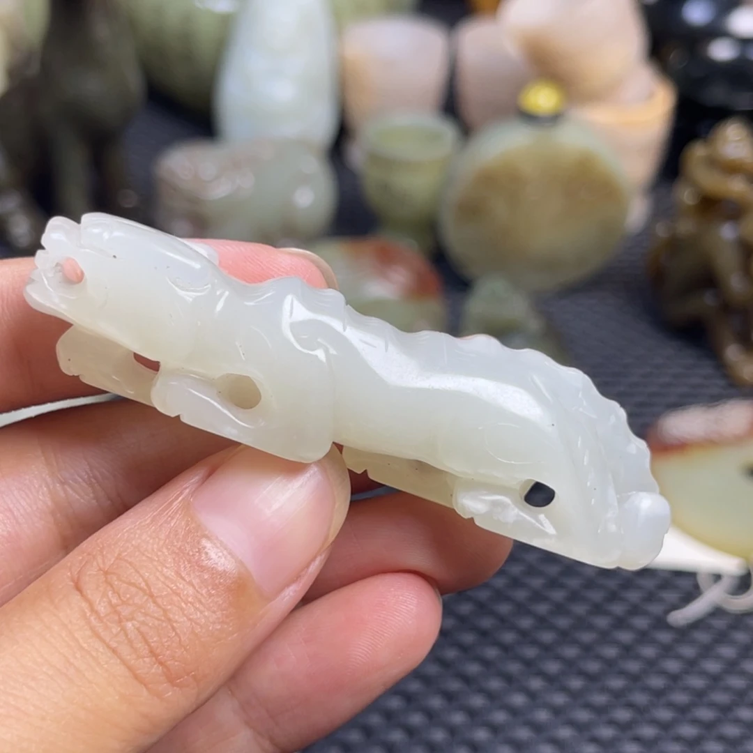 和田玉未镶嵌挂件