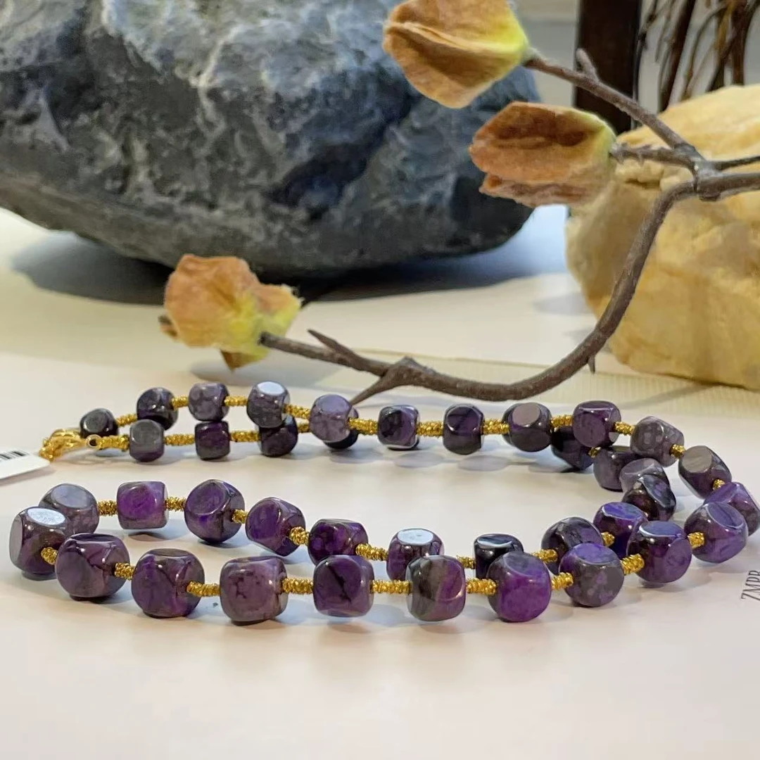 舒俱来泥地皇家紫魔方/18k/45cm/5-7mm/AZB4197（青曼）