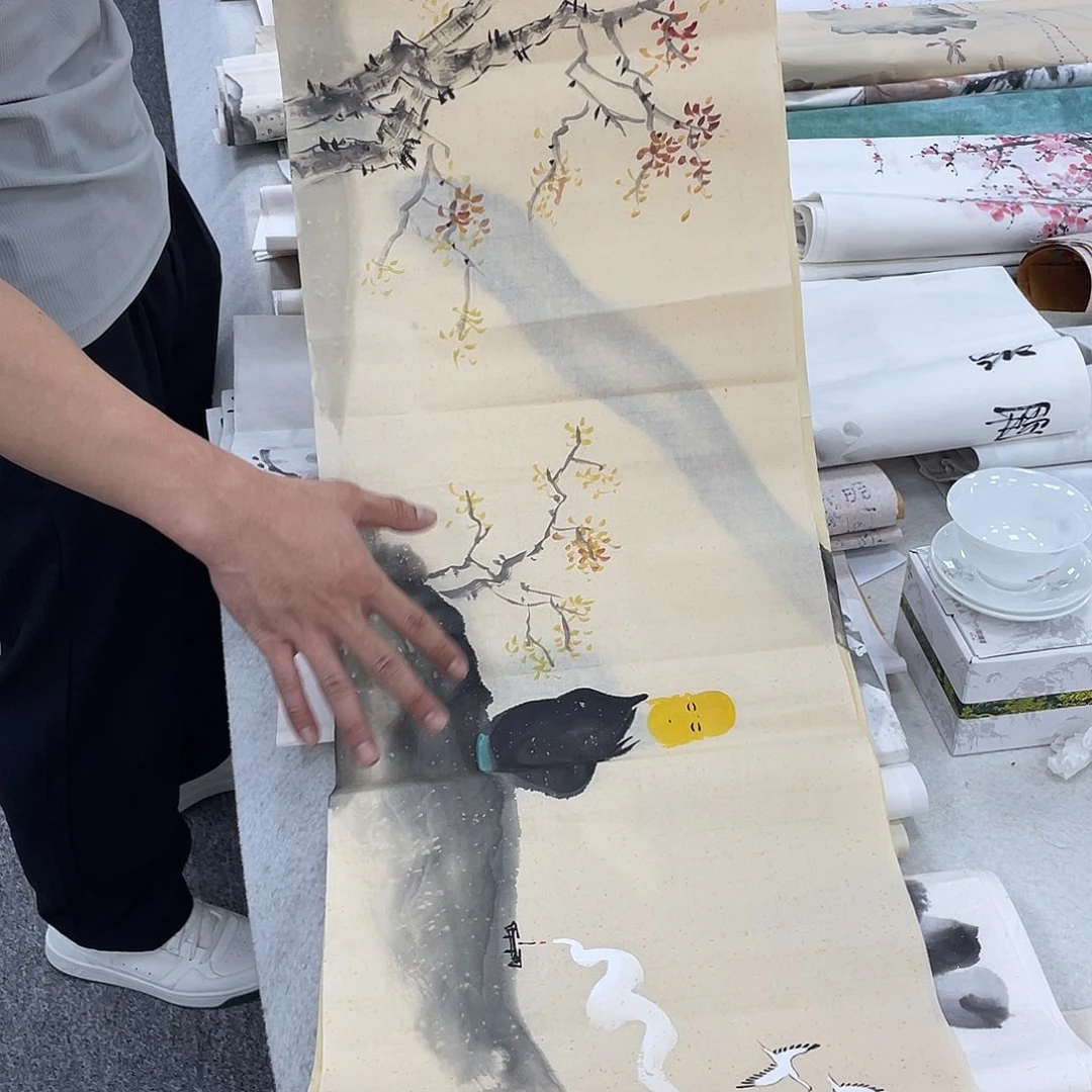 国画纯手绘字画宣纸