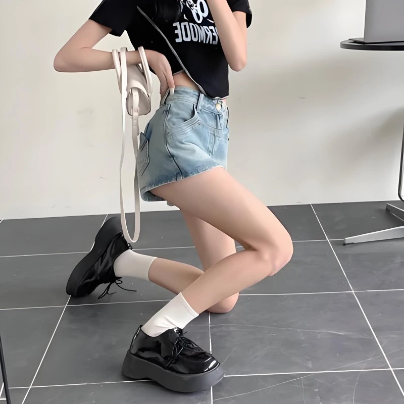 【201-300】新款牛仔裤牛仔裙休闲风时尚套装新中式甜辣风前裙后