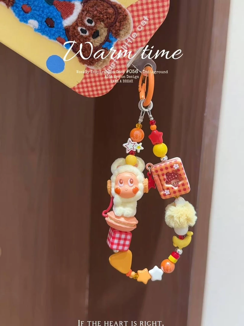 【MKLXXR】潮玩手机壳挂件DIY饰品包挂饰创意个性可爱手机链