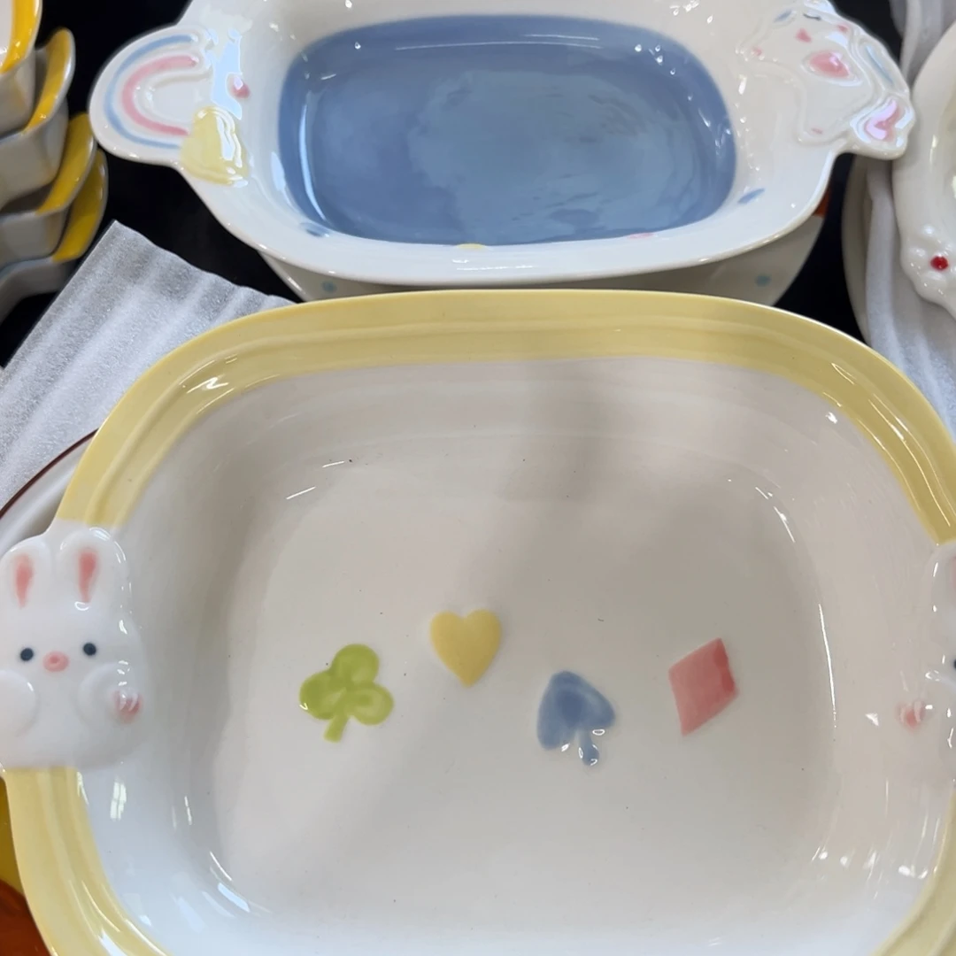 摆件高温陶瓷釉下彩正品