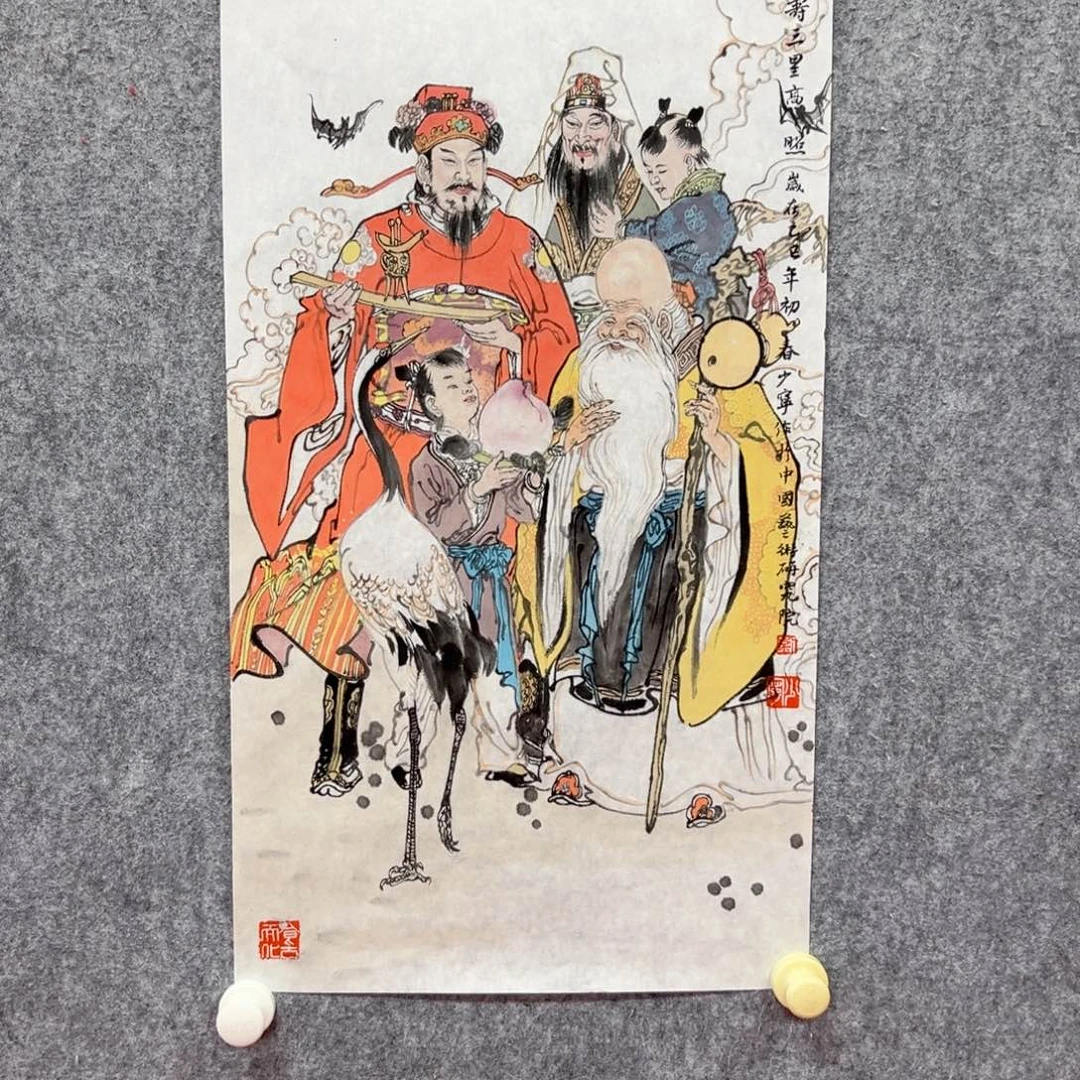 国画泉***响刘少宁国画作品