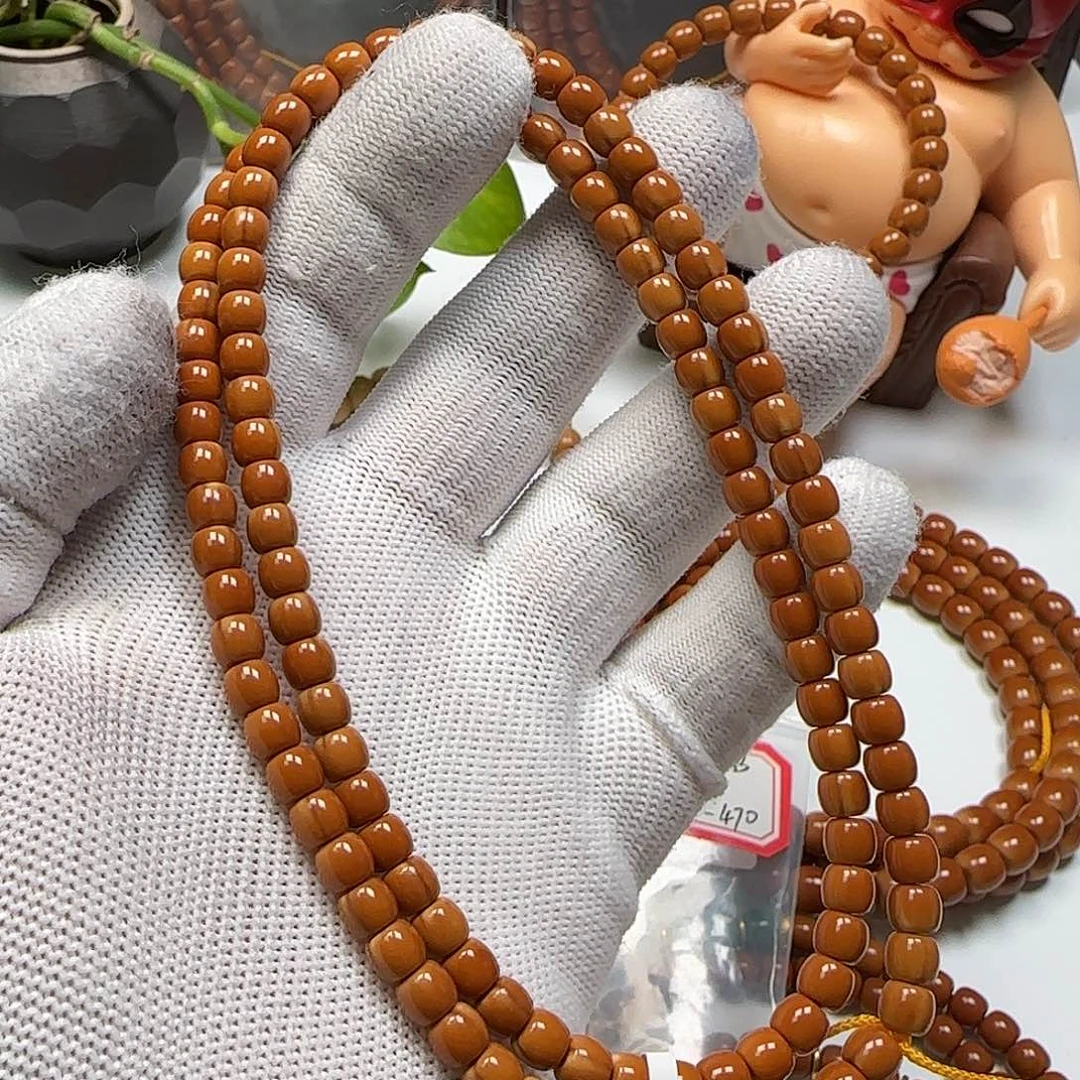 橄榄核手串/手链老挝核尖脖挂5.7