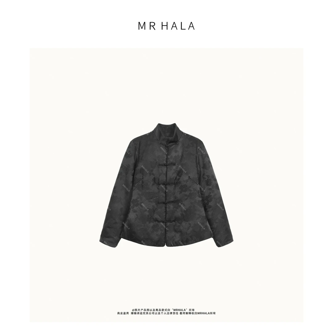 MRHALA养和桑波缎鹅绒外套女 LW40743