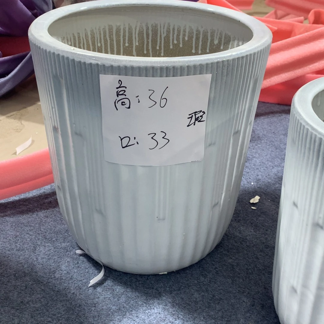 高温陶瓷花盆微瑕