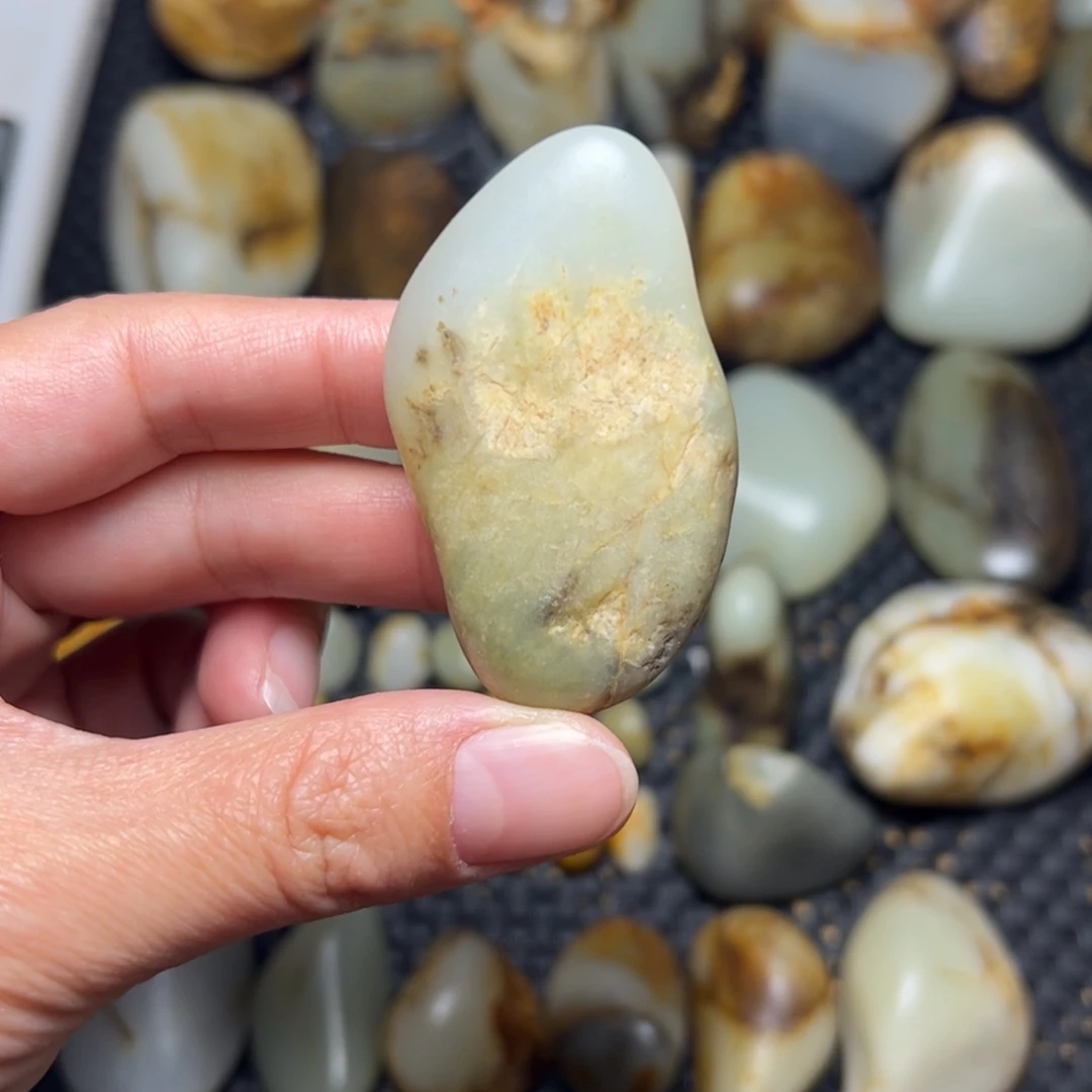 和田玉未镶嵌挂件A70